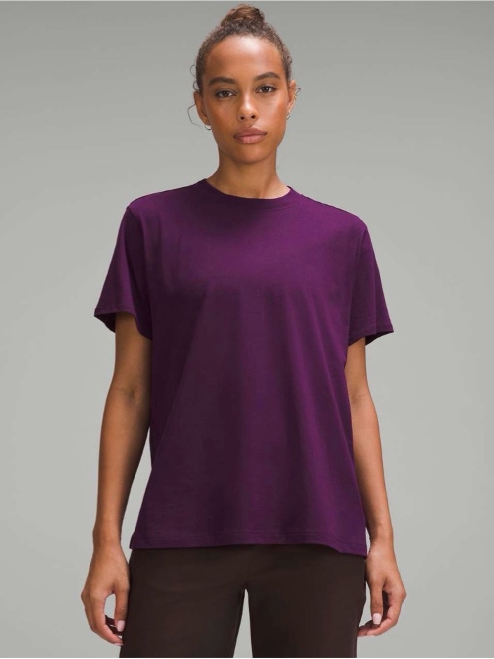 Lululemon All Yours Cotton T-Shirt
Dramatic Magenta Size 8
